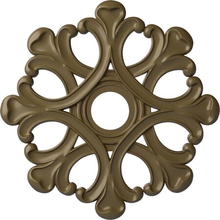 Ekena Millwork Angel Ceiling Medallion (Fits Canopies up to 4 3/8"), 20 7/8"OD x 3 5/8"ID x 1"P, Mississippi Mud CM20ANMMF